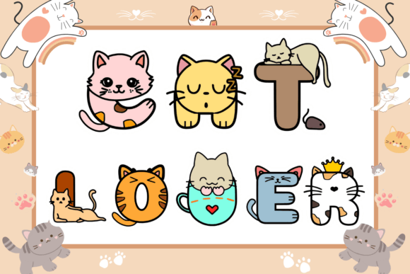 Cat Lover: A Purr-fectly Playful Typeface for Feline-Inspired Designs