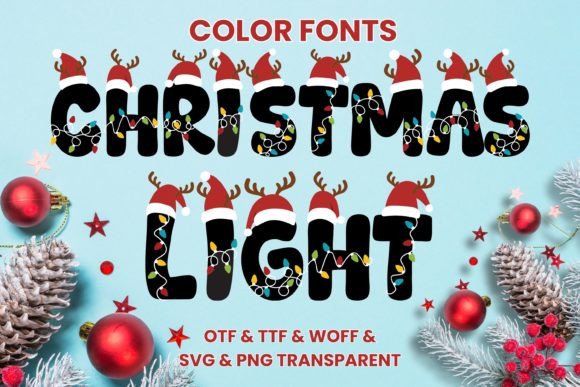 Christmas Light: Elevate Your Holiday Designs with This Playful Font
