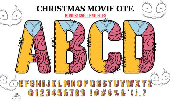 Christmas Movie Sally: A Font with Whimsical Holiday Charm