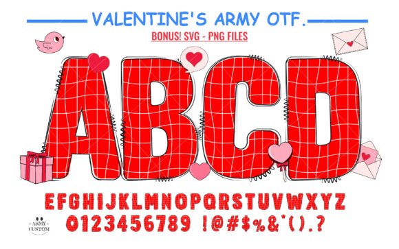 Crafting Romance with the Love Valentine’s Army Table Font