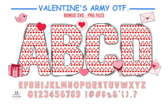 Love Valentine's Wave Line: A Font That Weaves Romance