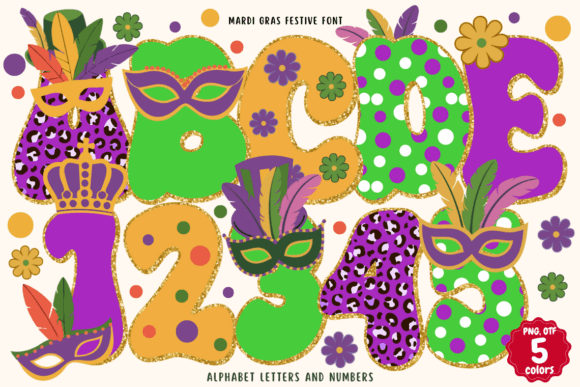 Mardi Gras Festive Font: Unleash Carnival Energy in Your Designs