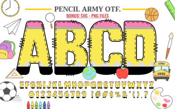 Pencil Army: A Creative Font for Impactful Design