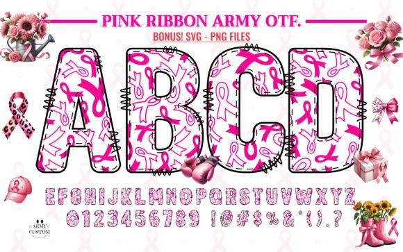 Pink Ribbon Army2: A Font with Heart and Purpose
