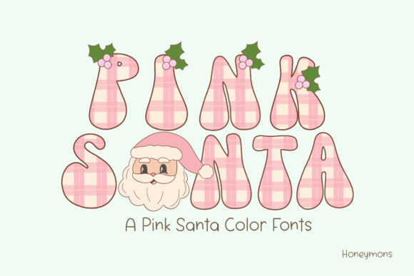 Pink Santa: A Playful Font for Festive and Creative Designs