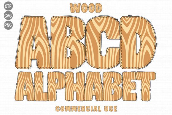 Wood: The Nature-Inspired Color Font for Creative Projects